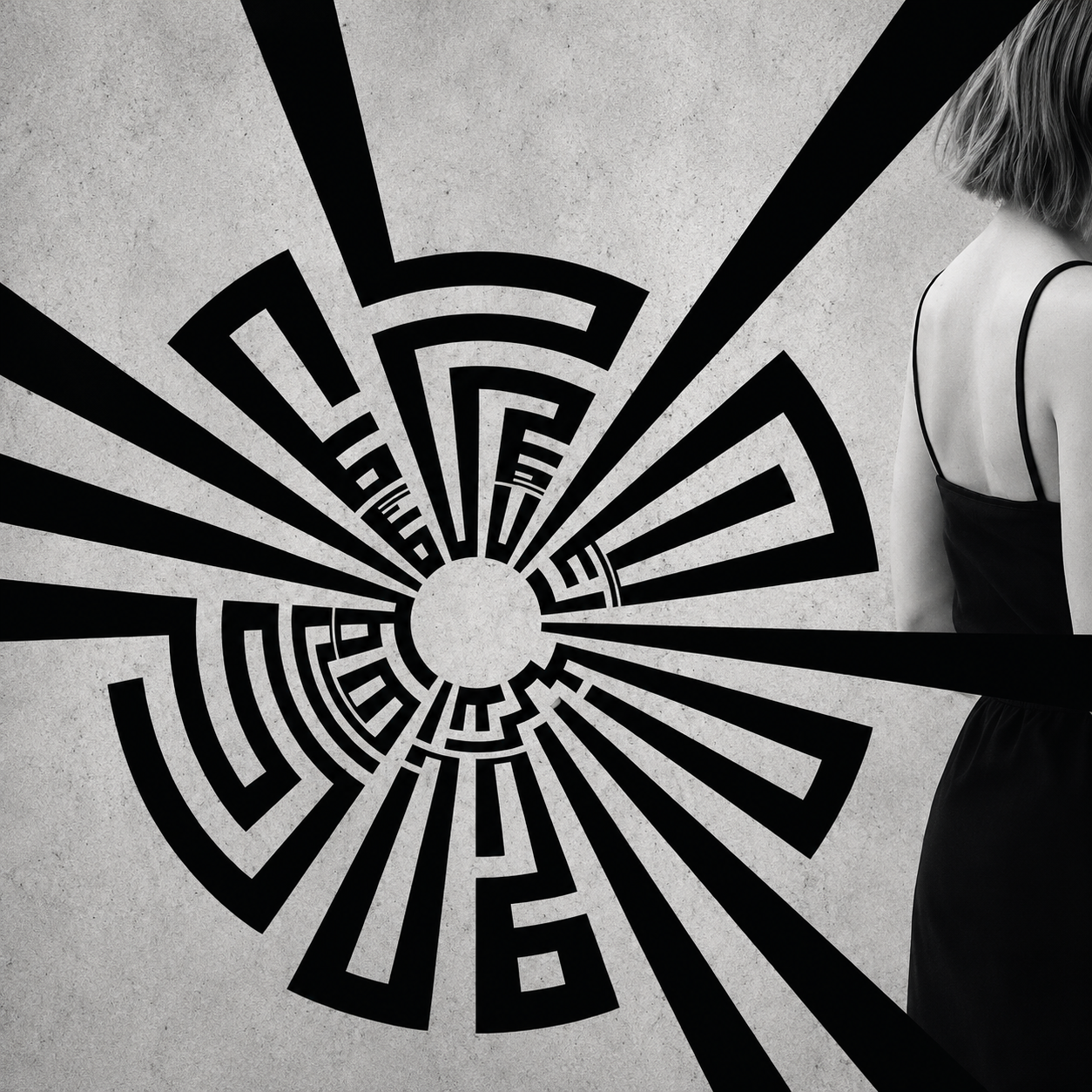 Kufic over motion photography